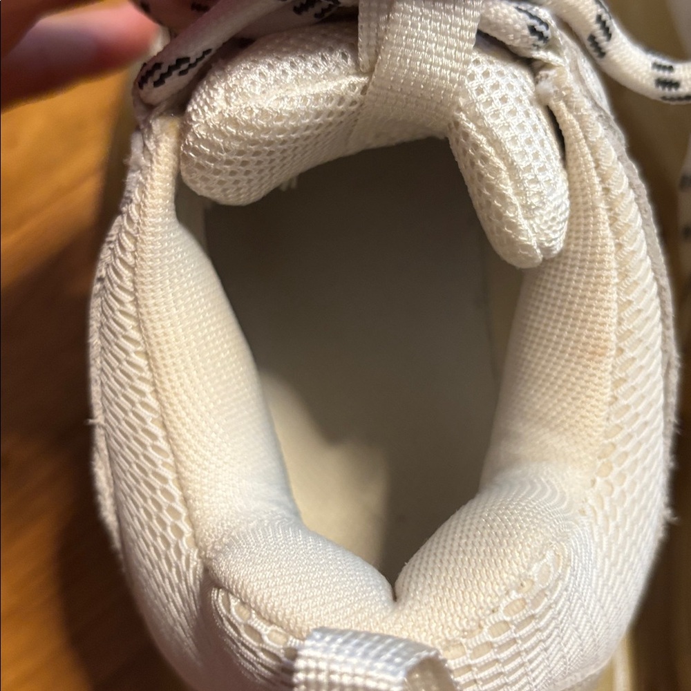 Balenciaga White and Yellowed Sole Triple S Sneakers - Picture 11 of 12